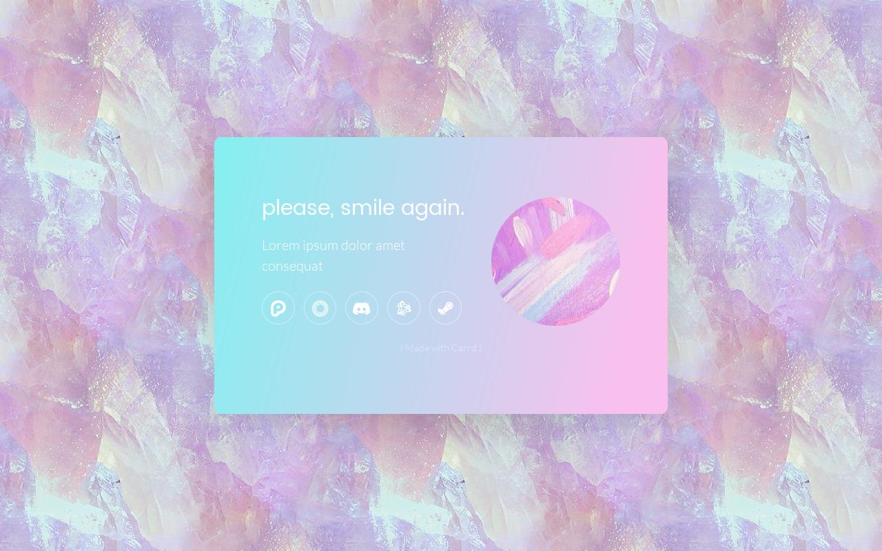 Carrd profile picture for @eos